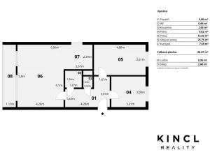 Prodej bytu 3+kk, Nymburk, Okružní, 68 m2
