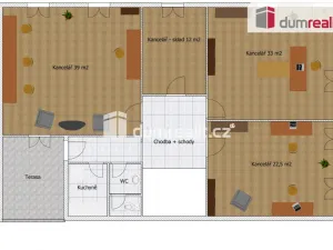 Pronájem kanceláře, Břeclav, Nová, 33 m2