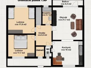 Prodej rodinného domu, Chrášťany, 154 m2