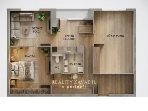 Prodej bytu 2+1, Pardubice, Erno Košťála, 75 m2