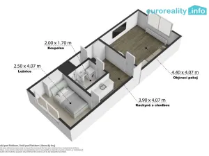 Prodej bytu 2+1, Stráž pod Ralskem, Máchova, 42 m2