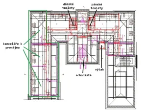 Pronájem kanceláře, Ostrava - Zábřeh, Dolní, 111 m2