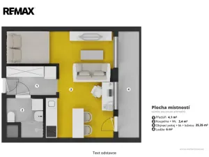 Pronájem bytu 1+kk, Praha - Hostivař, Strašnická, 35 m2