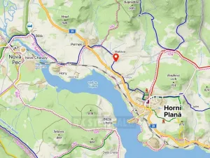 Prodej pozemku pro bydlení, Horní Planá - Pernek, Maňava, 1193 m2