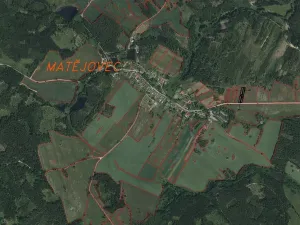 Prodej pozemku, Český Rudolec - Matějovec, 3408 m2