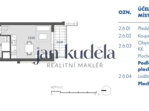 Pronájem bytu 1+kk, Brno, Hvězdová, 32 m2