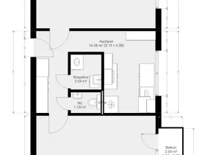 Pronájem bytu 2+1, Brno, Jílová, 54 m2