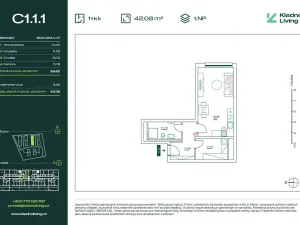 Prodej bytu 1+kk, Kladno, Pražská, 39 m2