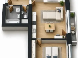 Prodej bytu 2+kk, Brno - Ponava, Střední, 49 m2