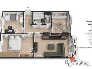 Prodej bytu 3+1, Náchod - Staré Město nad Metují, Růžová, 72 m2