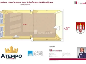 Pronájem obchodního prostoru, České Budějovice - České Budějovice 2, J. Opletala, 75 m2