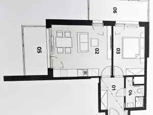 Pronájem bytu 2+kk, Praha - Modřany, Zlochova, 49 m2