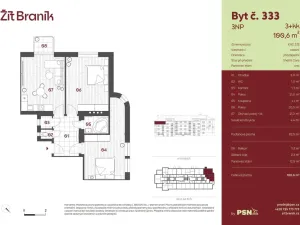 Prodej bytu 3+kk, Praha, Ke Krči, 78 m2