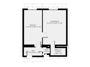 Pronájem bytu 2+kk, Praha - Vinohrady, náměstí Jiřího z Lobkovic, 47 m2
