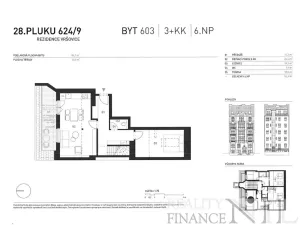 Prodej bytu 3+kk, Praha - Vršovice, 28. pluku, 109 m2