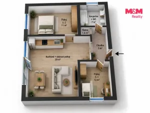 Prodej bytu 3+kk, Holice, Pospíšilova, 68 m2
