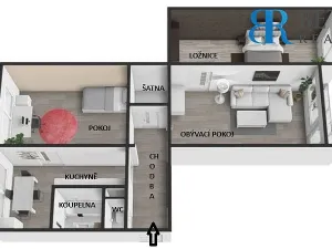 Prodej bytu 3+1, Přerov - Přerov I-Město, Mikuláškova, 72 m2