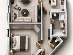 Prodej bytu 2+1, Praha - Dolní Počernice, K zámku, 65 m2