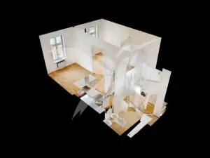 Pronájem bytu 2+kk, Plzeň, Nerudova, 40 m2