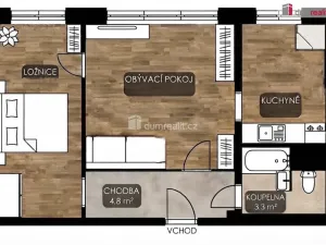 Prodej bytu 2+1, Frenštát pod Radhoštěm, Fr. Horečky, 46 m2
