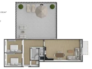 Pronájem bytu 3+kk, Benešov, Suchánkova, 80 m2