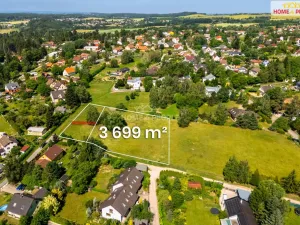 Prodej pozemku pro bydlení, Kamenice - Nová Hospoda, Na Vyhlídce, 3699 m2