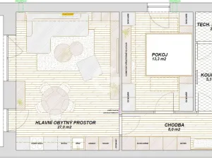 Prodej bytu 2+kk, Zlín - Prštné, Elektrická, 56 m2