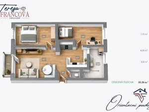 Prodej bytu 3+kk, Olomouc - Nová Ulice, Studentská, 59 m2