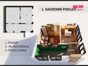 Prodej chaty, Chomutov, 22 m2