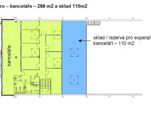 Pronájem skladu, Praha - Horní Počernice, Ve žlíbku, 1395 m2