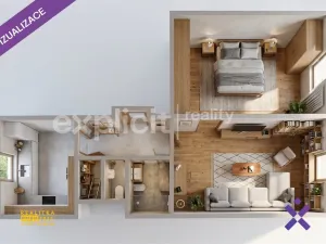 Prodej bytu 2+1, Zlín, Sokolská, 55 m2