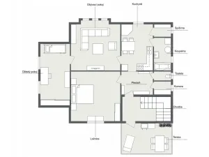 Pronájem bytu 3+1, Ostrava - Svinov, Jandáskova, 102 m2