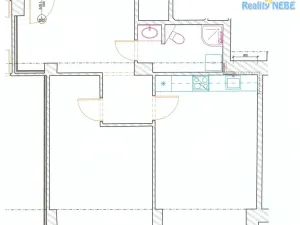 Pronájem bytu 2+kk, Praha - Žižkov, Baranova, 60 m2