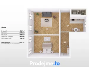 Pronájem bytu 3+kk, Praha - Smíchov, Preslova, 86 m2