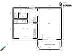 Prodej bytu 1+1, Otrokovice, Svobodova, 31 m2