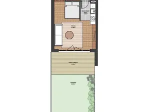 Prodej bytu 1+kk, Praha, Plzeňská, 36 m2