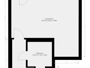 Pronájem bytu 1+kk, Praha - Hostivař, Arnošta Staňka, 32 m2