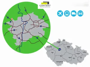 Pronájem výrobních prostor, Tuchoměřice, Podnikatelská, 1995 m2
