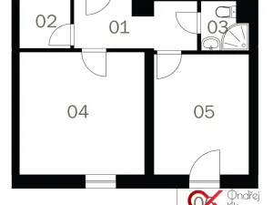 Pronájem bytu 2+kk, Milovice, Kaštanová, 44 m2