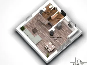 Pronájem rodinného domu, Kuřim, 86 m2