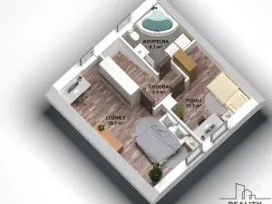 Pronájem rodinného domu, Kuřim, 86 m2