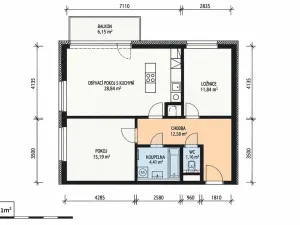 Prodej bytu 3+kk, Praha - Kamýk, Ve Lhotce, 85 m2