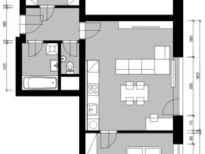 Prodej bytu 2+kk, Brno - Ponava, Střední, 49 m2