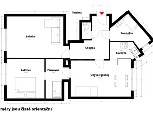 Prodej bytu 3+1, Praha - Bubeneč, U studánky, 82 m2