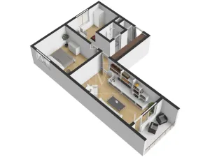 Prodej bytu 2+1, Praha, Na Petřinách, 53 m2