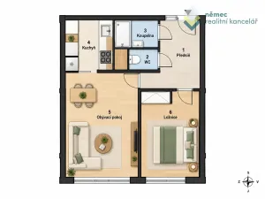 Prodej bytu 2+kk, Praha - Bohnice, Katovická, 44 m2