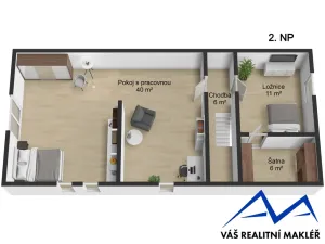 Prodej kanceláře, Příbor, Kašnice, 140 m2
