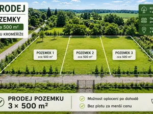 Prodej zahrady, Kroměříž, 1730 m2