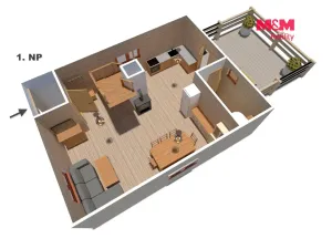 Prodej rodinného domu, Střížovice, 65 m2