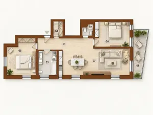 Prodej bytu 3+kk, Praha, U Dívčích hradů, 123 m2